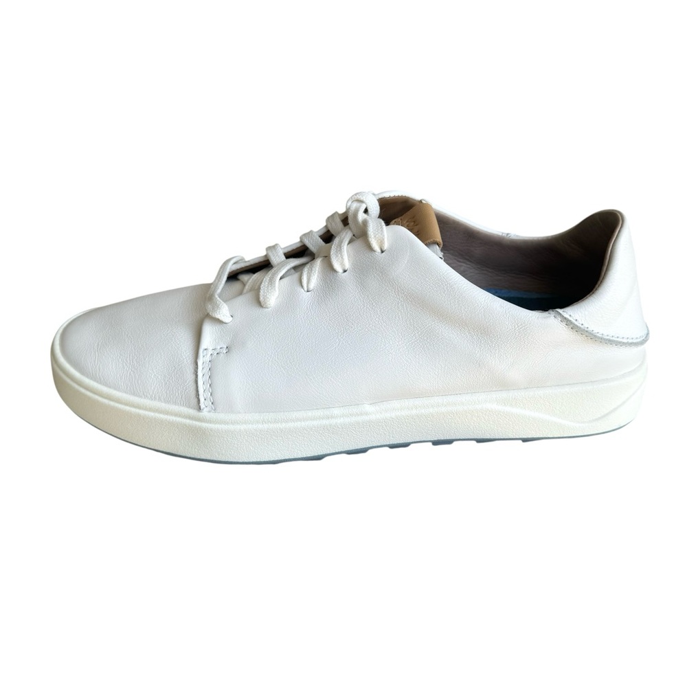 🆕 OluKai Wailea Waterproof White Leather Sneakers Golf Shoes Women’s - Picture 9 of 14
